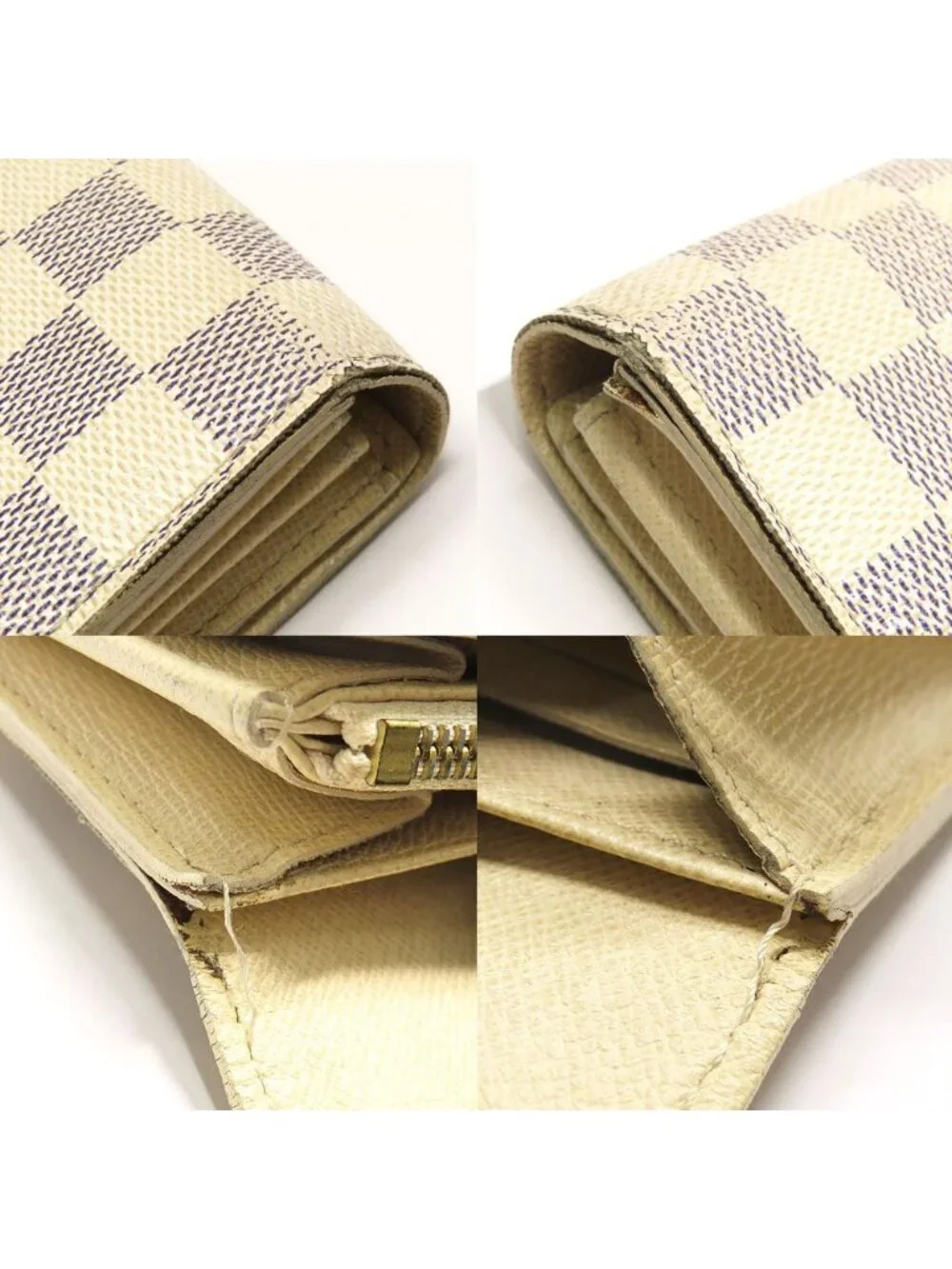 Louis Vuitton Damier Azur Portefeuille Sarah Wallet